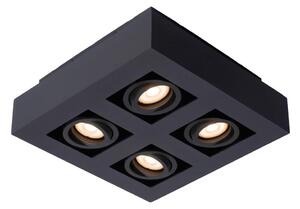 Lucide 09119/21/30 - LED Bodové svítidlo XIRAX 4xGU10/5W/230V černá