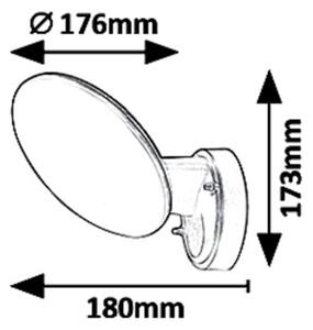 Rabalux 8134 - LED Venkovní nástěnné svítidlo VARNA LED/12W/230V IP54