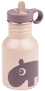 Růžová nerezová láhev Done by Deer Ozzo 350 ml