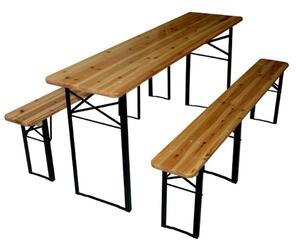 TZB Zahradní sestava stůl + 2 lavice