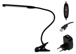 Top Light Lara C - LED Stmívatelná lampa s klipem USB LED/5W/230V
