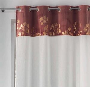 Krásná záclona s elegantním vzorem 140 x 240 cm