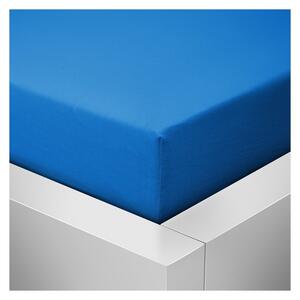 Jersey prostěradlo modrá Velikost: 180 x 200 cm