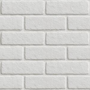 Tapety Bílá cihlová textura, horizontální rozložení, Tapety loft, a00877 : uwalls.cz