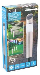Grundig - SADA 3x LED Solární lampa LED/1,2V 600 mAh