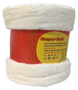 Numberoplus Tenké deka mikroplyš 150 × 200 cm – bílá