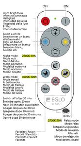 Eglo 98293 - LED Stmívatelné stropní svítidlo FUEVA-A LED/20W/230V + DO