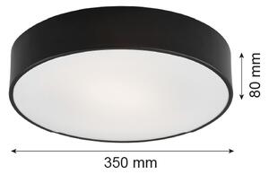 Argon 3570 - LED Stropní svítidlo DARLING LED/25W/230V pr. 35 cm černá