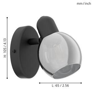 Eglo 98624 - Nástěnné bodové svítidlo POLLICA 1xE14/10W/230V