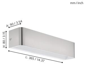Eglo 98426 - LED Nástěnné svítidlo SANIA LED/12W/230V