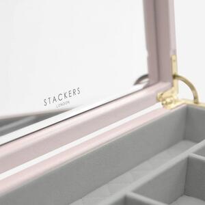 Stackers, Šperkovnice Blossom Pink Leather | růžová 75455