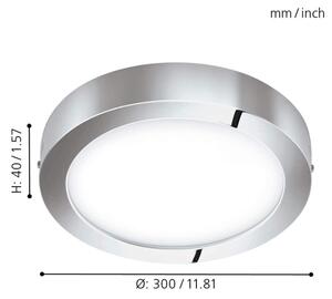 Eglo 98559 - LED RGB Stmívatelné stropní svítidlo FUEVA-C LED/21W/230V
