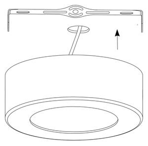 Eglo 98559 - LED RGB Stmívatelné stropní svítidlo FUEVA-C LED/21W/230V