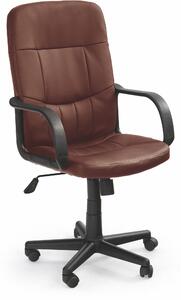 Kancelářská židle Denzel, tmavě hnědá