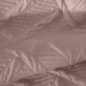Eurofirany Růžový přehoz na postel ALARA 170x210 cm