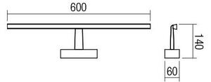 Redo 01-1674 - LED Koupelnové osvětlení zrcadla NEPTUNE LED/12W/230V IP44