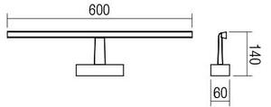 Redo 01-1673 - LED Koupelnové osvětlení zrcadla NEPTUNE LED/12W/230V IP44