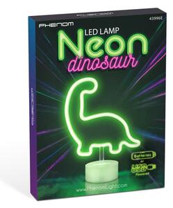 LED Neonová stolní dekorace LED/2W/3xAA USB dinosaur