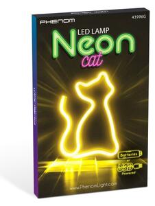 LED Neonová stolní dekorace LED/2W/3xAA USB kočka