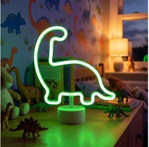 LED Neonová stolní dekorace LED/2W/3xAA USB dinosaur
