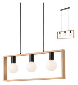 Redo 01-1665 - Lustr na lanku TIMBER 3xE27/42W/230V