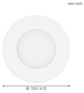 Eglo 98212 - LED Stmívatelné podhledové svítidlo FUEVA-A LED/5W/230V + DO