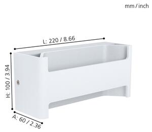 Eglo 98544 - LED Nástěnné svítidlo FELONICHE LED/10W/230V