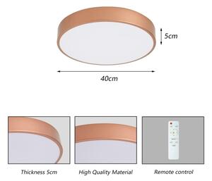 Brilagi - LED Stmívatelné str. svítidlo POOL LED/48W/230V pr. 40 cm bronzová +DO