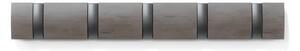 Umbra, Věšák na zeď FLIP 5 háčků | šedá, háčky cínový odstín Typ: 8 háčků