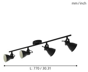 Eglo 98408 - LED Bodové svítidlo SERAS 4xLED/3,3W/230V