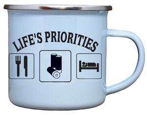 Plecháček s potiskem životní priority myslivce Barva: Modrá