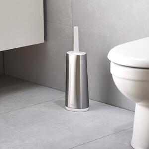 Inovativní WC štětka Bathroom Flex Steel | bílá/nerez