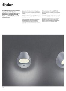 Redo 01-1738 - LED Nástěnné svítidlo SHAKER LED/6W/230V bílá