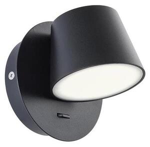 Redo 01-1739 - LED Nástěnné svítidlo SHAKER LED/6W/230V černá