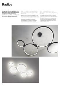 Redo 01-1742 - LED Lustr na lanku RADIUS LED/45W/230V bílá
