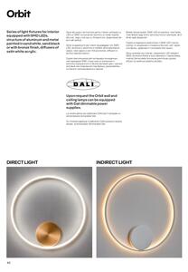 Redo 01-1701 - LED Nástěnné svítidlo ORBIT LED/28W/230V bronz