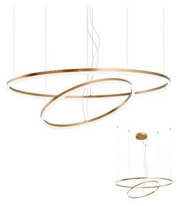 Redo 01-1721 - LED Lustr na lanku ORBIT LED/42W + LED/66W/230V bronz
