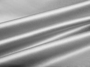 Biante Saténový obdélníkový ubrus polyesterový Satén LUX-002 Světle šedý 50x100 cm