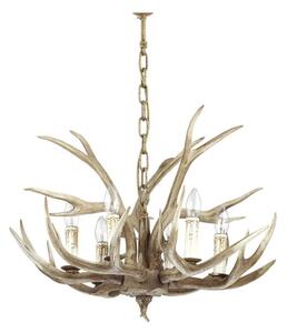 Ideal Lux - Lustr na řetězu CHALET 6xE14/40W/230V paroží