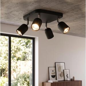 LED Bodové svítidlo TOP 4xGU10/10W/230V černá