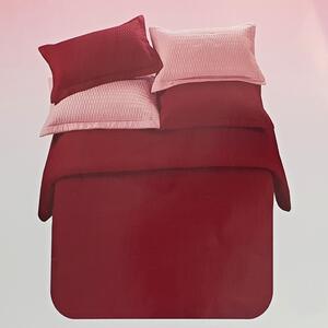 Prošívaný přehoz na postel 220x240 cm a 2 povlaky na polštářek 40x40 cm EXO Barva: Růžová