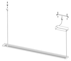 Eglo 98492 - LED Lustr na lanku AMONTILLADO LED/27W/230V
