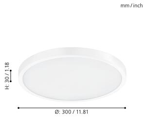 Eglo 98293 - LED Stmívatelné stropní svítidlo FUEVA-A LED/20W/230V + DO