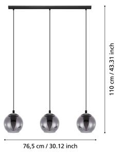 Eglo 98652 - Lustr na lanku ARISCANI 3xE27/40W/230V