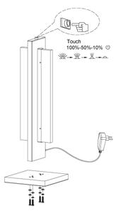 Eglo 98497 - LED Stmívatelná stolní lampa SPADAFORA LED/15W/230V
