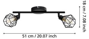 Eglo 32766 - LED Bodové svítidlo ZAPATA 2xG9/3W/230V