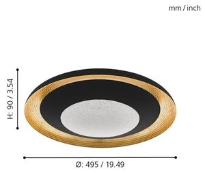 Eglo 98527 - LED Stmívatelné stropní svítidlo CANICOSA LED/24,5W/230V + DO