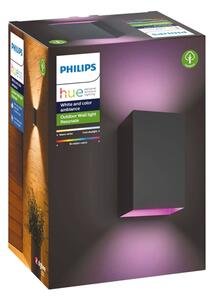 Philips 17464/30/P7 - LED RGB Venkovní svítidlo Hue RESONATE 2xLED/8W/230V IP44