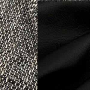 Rozkládací rohová sedačka MARCO šedá melír / černá