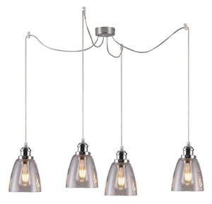 Lustr na lanku VOICE 4xE27/40W/230V pavouk